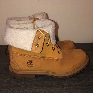 Tan timberland boots